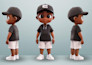 create 3d printable character model for toys